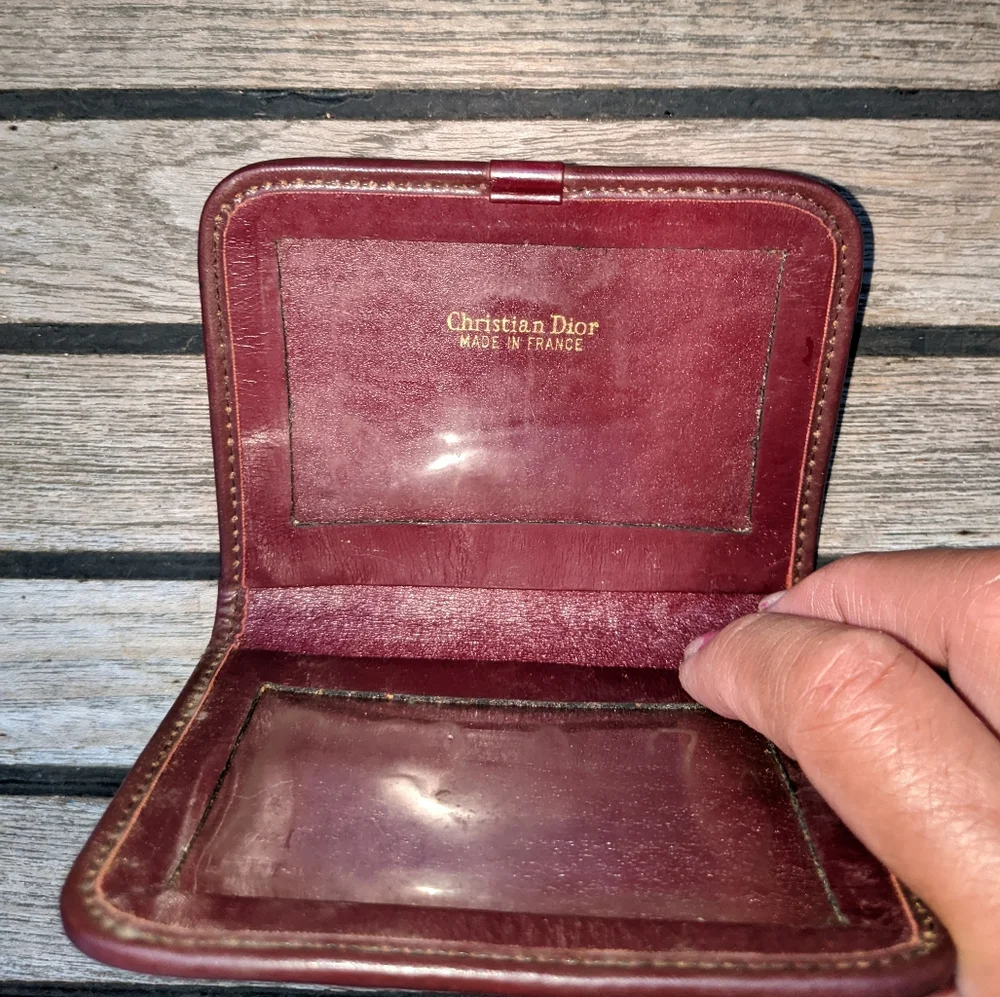 ❣️ Authentic❣️VTG Christian Dior trotter monogram wallet